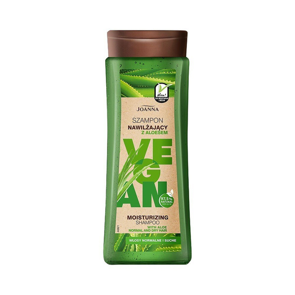 Joanna Vegan Cleansing and Moisturizing Shampoo with Aloe for Normal to Dry Hair 300ml