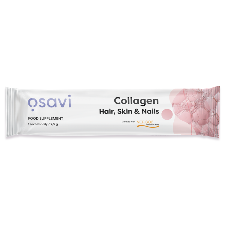 Osavi Collagen Peptides Skóra Włosy i Paznokcie Neutralny Smak i Zapach 2.5g 