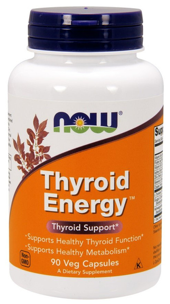 Now Foods Thyroid Energy Wspiera Zdrowie Tarczycy 90 Kapsułek