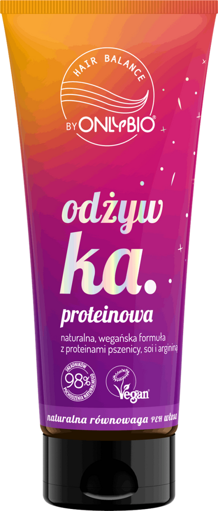 OnlyBio Hair Balance Odżywka Proteinowa z Naturalną Wegańską Formułą 200ml