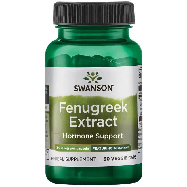 Swanson Fenugreek Extract 300mg Kozieradka 60 Kapsułek