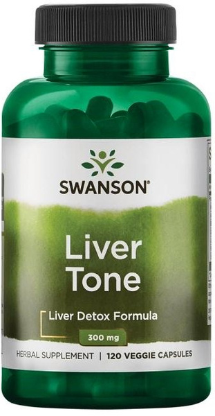 Swanson Liver Tone Liver Detox Formula 300mg Wspiera Pracę Wątroby 120 Kapsułek