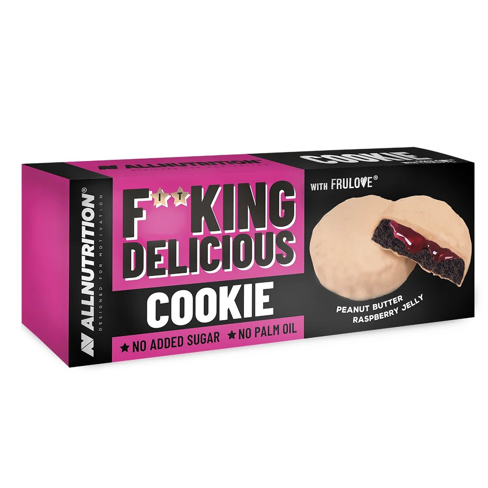 Allnutrition Fitking Delicious Cookie Peanut Butter Raspberry Jelly 128g