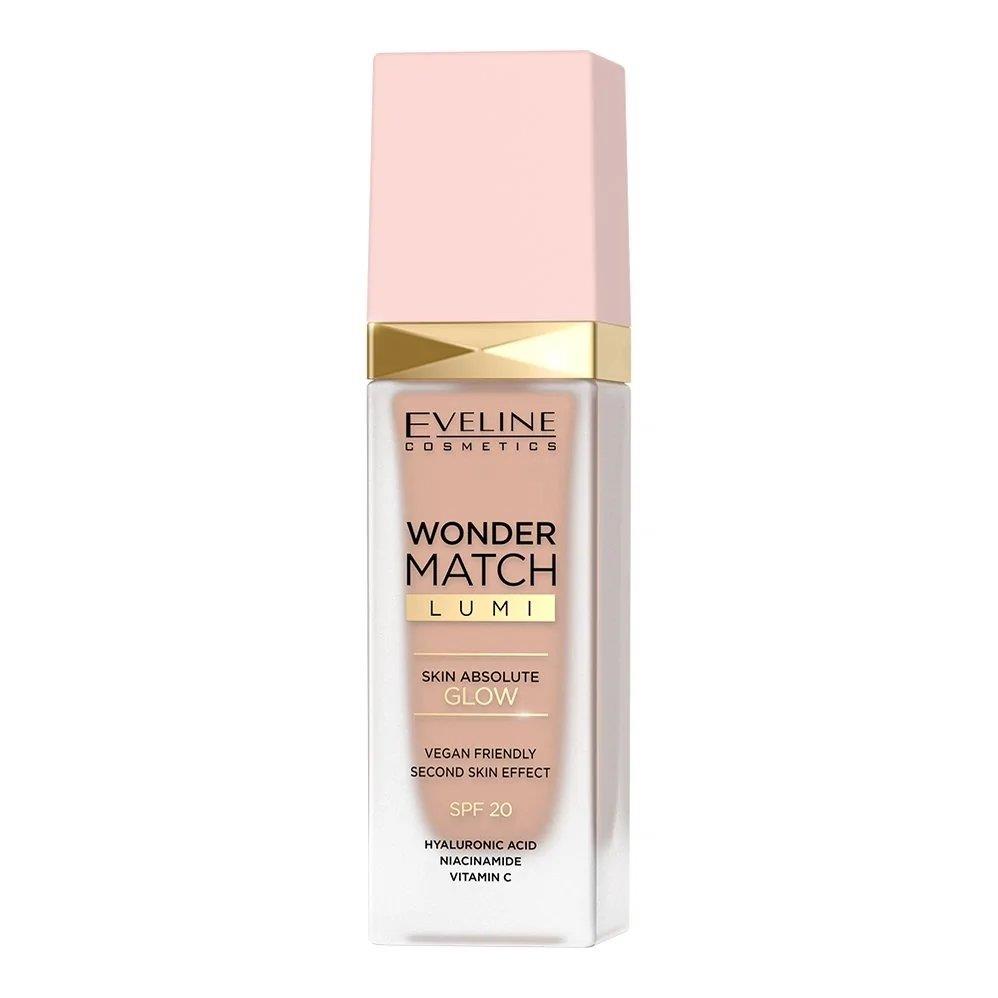 Eveline Wonder Match Lumi Rozświwtlający Podkład SPF20 Nr 20 Nude 30ml