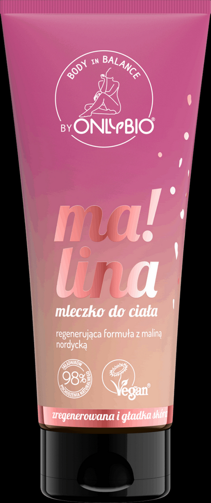 OnlyBio Regenerujące Mleczko do Ciała z Maliną Nordycką 200ml