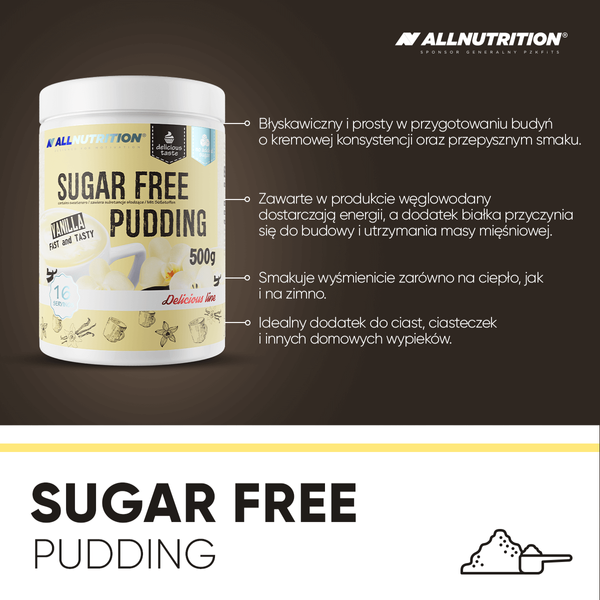 Allnutrition Delicious Line Protein Pudding Vanilla Flavor Pudding 500g