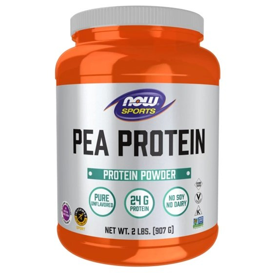 NOW Foods Pea Protein Białko Grochowe Bezsmakowe 907g