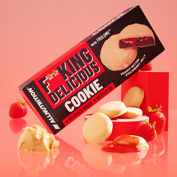 Allnutrition Fitking Delicious Cookie Peanut Butter Strawberry Jelly  128g