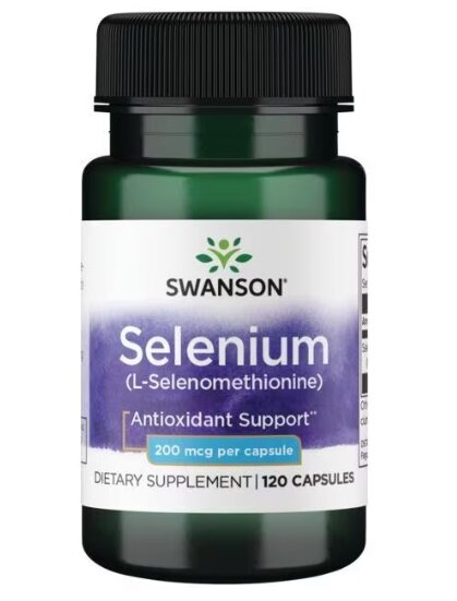 Swanson Selenium 200mcg 120 Capsules