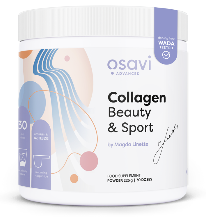 Osavi Collagen Beauty & Sport by Magda Linette Wzmacnia Stawy i Ścięgna 225g