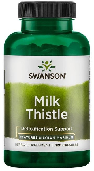 Swanson Milk Thistle 250mg 120 Capsules