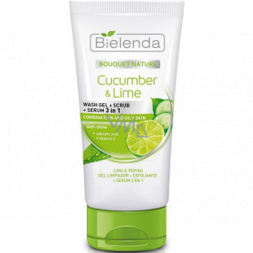 Bielenda Cucumber and Lime Gel Peeling Serum 3in1 150g