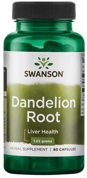 Swanson Dandelion Root 515mg 60 Capsules