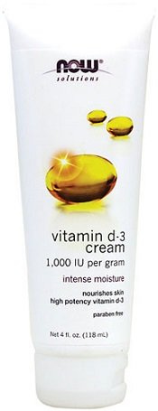 Now Foods Vitamin D-3 Cream for Dry Skin 118ml