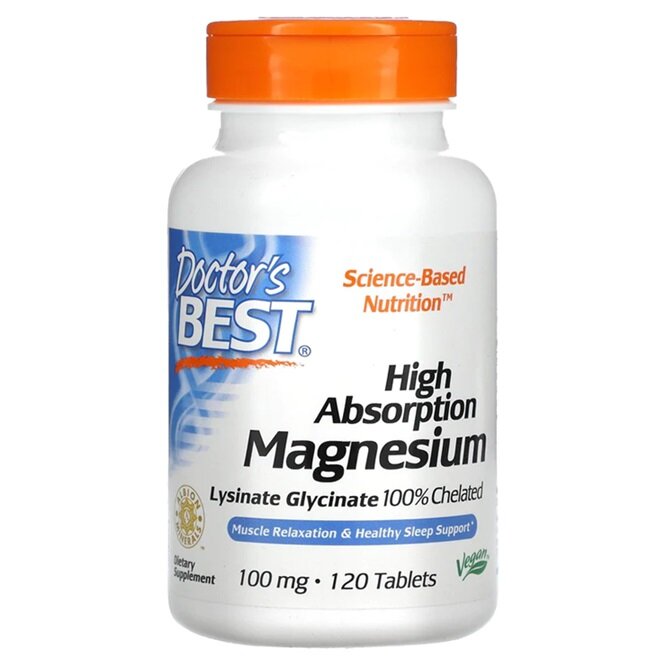 High Absorption Magnesium 100mg 120 Tablets