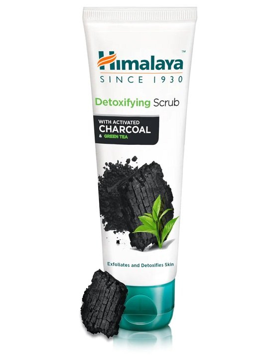 Himalaya Scrub with Activated Charcoal & Green Tea Detoksykacyjny Peeling Węglowy dla Skóry Normalnej i Tłustej 75ml