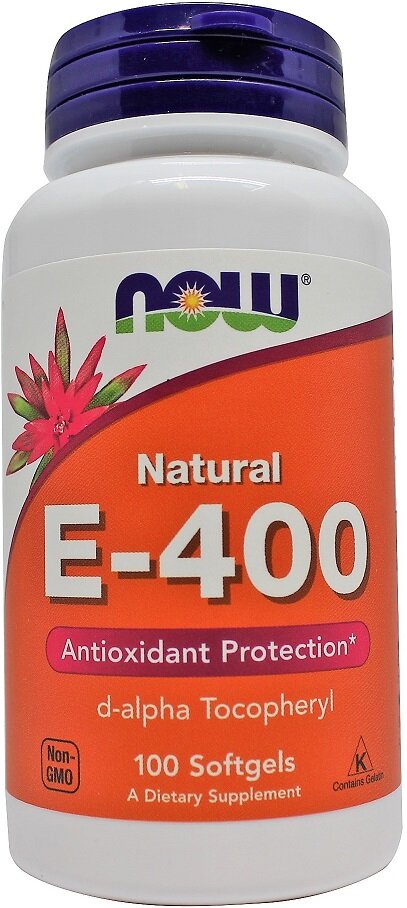 Now Foods Vitamin E-400 Natural Wspomaga Układ Odpornościowy 100 softgels