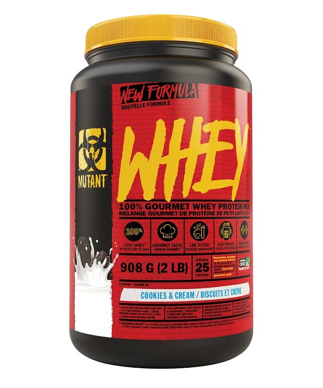 Mutant Whey, Cookies & Cream - 908g