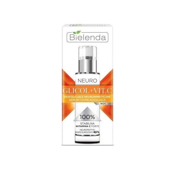 Bielenda Neuro Glicol Exfoliating Neuromimetic Rejuvenating Serum At Night Vit. C 30ml