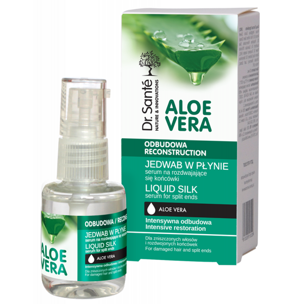 Dr. Sante Aloe Vera Jedwab w Płynie Serum Aloesowe na Łamliwe Końcówki 30ml