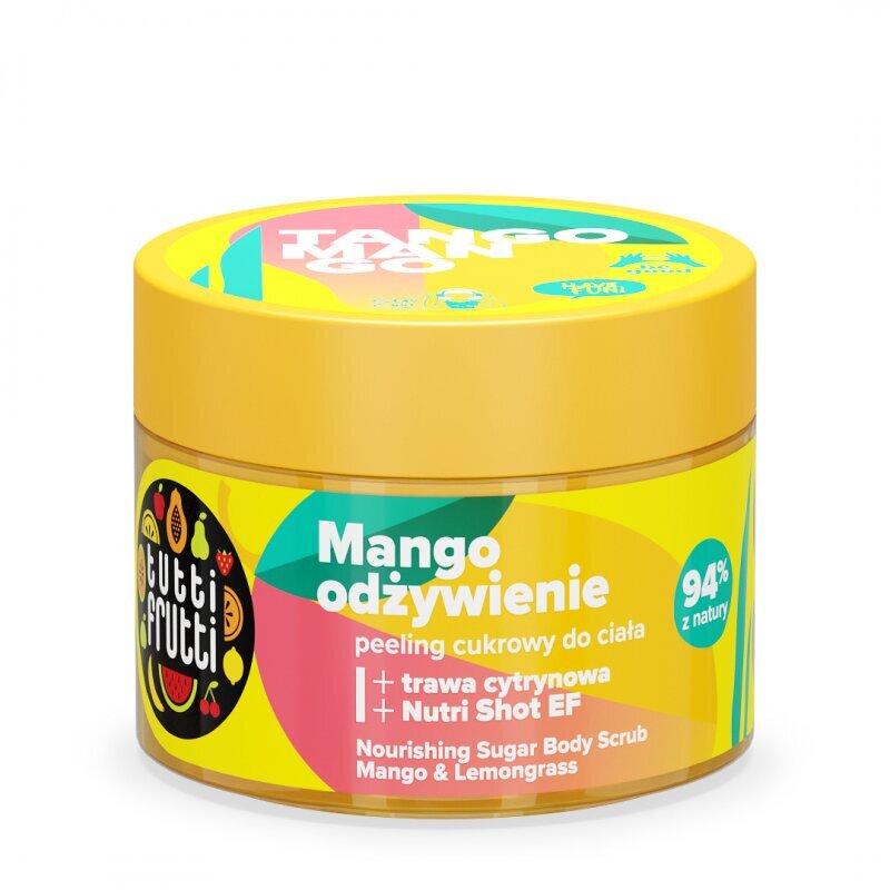 Tutti Frutti Nourishing Sugar Body Peeling Mango and Lemongrass + Nutri Shot EF 300g