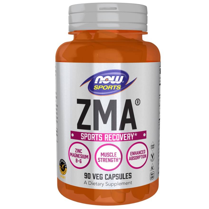 Now Foods ZMA Sports Recovery Wsparcie Organizmu 90 Kapsułek