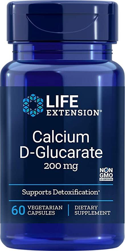 Calcium D-Glucarate, 200mg - 60 vcaps