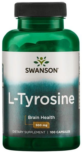 Swanson L-Tyrosine 500mg 100 Kapsułek