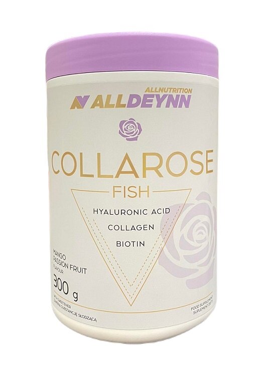 AllDeynn Collarose Fish Hydrolysate Collagen with Mango and Passion Fruit Flavour 300g