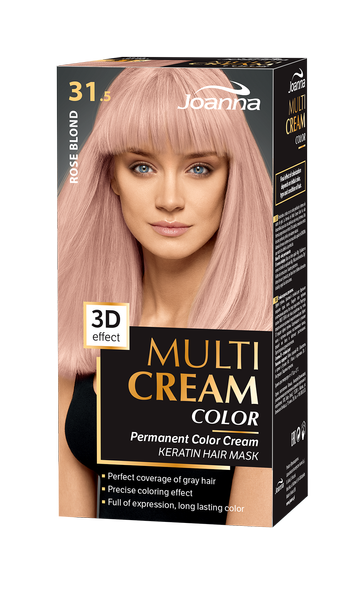 Joanna Multi Cream Color Dye Permanent Intensive Hair Color Rose Blonde 31.5