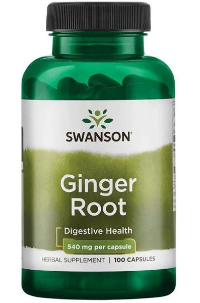 Swanson Ginger Root 540mg 100 Capsules