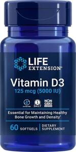 Vitamin D3, 5000IU - 60 softgels