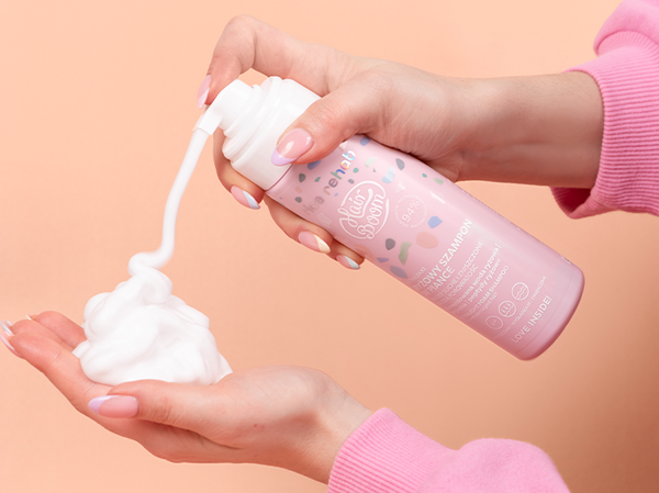 HairBoom Rice Rehab Ultralekki Ryżowy Szampon w Piance do Włosów Suchych i Zniszczonych 200ml