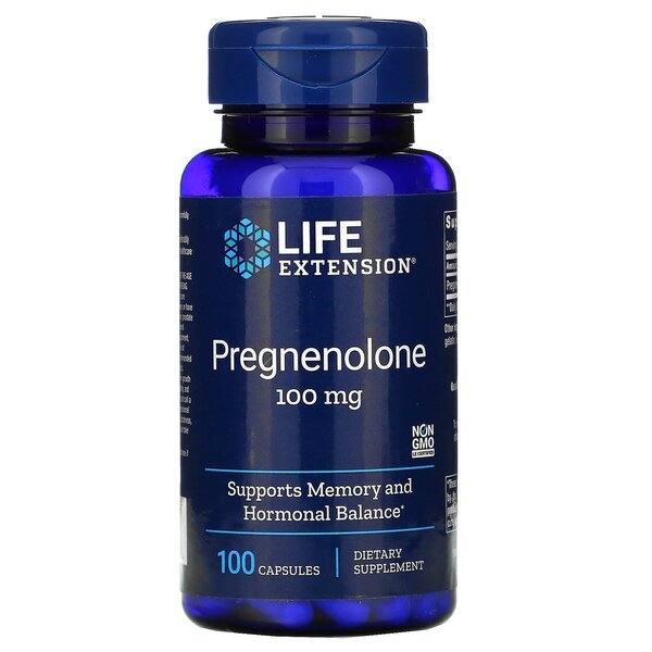 Pregnenolone, 100mg - 100 caps