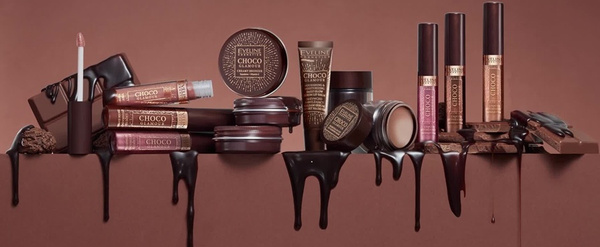 Eveline Choco Glamour Bronzer in Cream No. 01 Squalane Vitamin E 20g