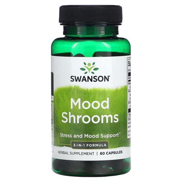 Swanson Mood Shrooms 60 Capsules
