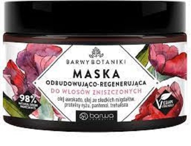 Barwa Barwy Botany Rebuilding and Regenerating Mask for Damaged Hair 220ml