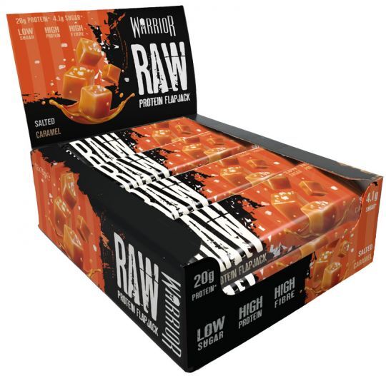 Raw Protein Flapjack, Salted Caramel - 12 bars