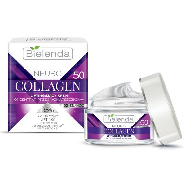 Bielenda Neuro Collagen Liftingujący Krem Przeciwzmarszczkowy 50+ na Dzień i na Noc 50ml