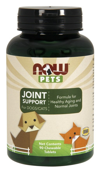 Now Foods Pets Suplementy Wspomagające Stawy dla Psów i Kotów 90 Tabletek
