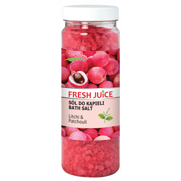 Fresh Juice Sensual Bath Salt Litchi and Patchouli 700g