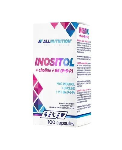 Allnutrition Inositol + Choline + B6 (P-5-P) 100 Capsules