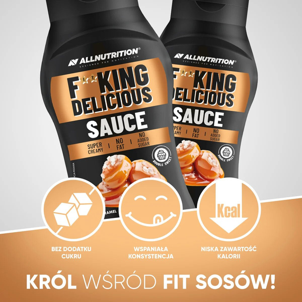 Allnutrition Fitking Delicious Low Calorie Salted Caramel Sauce 500g