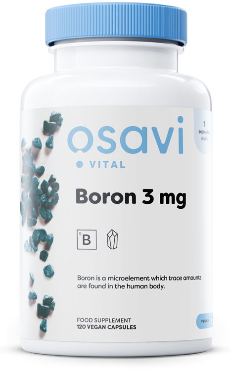  Osavi Boron 3mg Supports Body Processes 120 Vegan Capsules