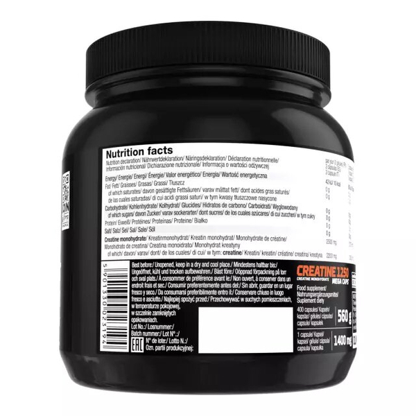Olimp Creatine 1250 Mega Caps 400 Capsules