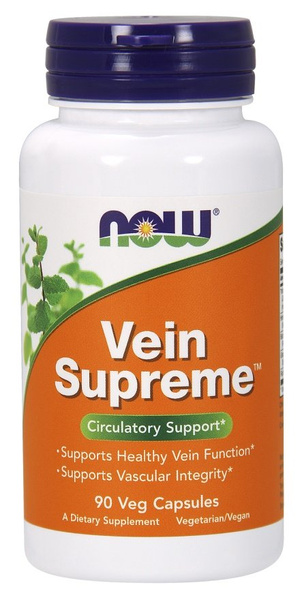 Now Foods Vein Supreme Supports Blood Vessel Health 90 Vcapsules