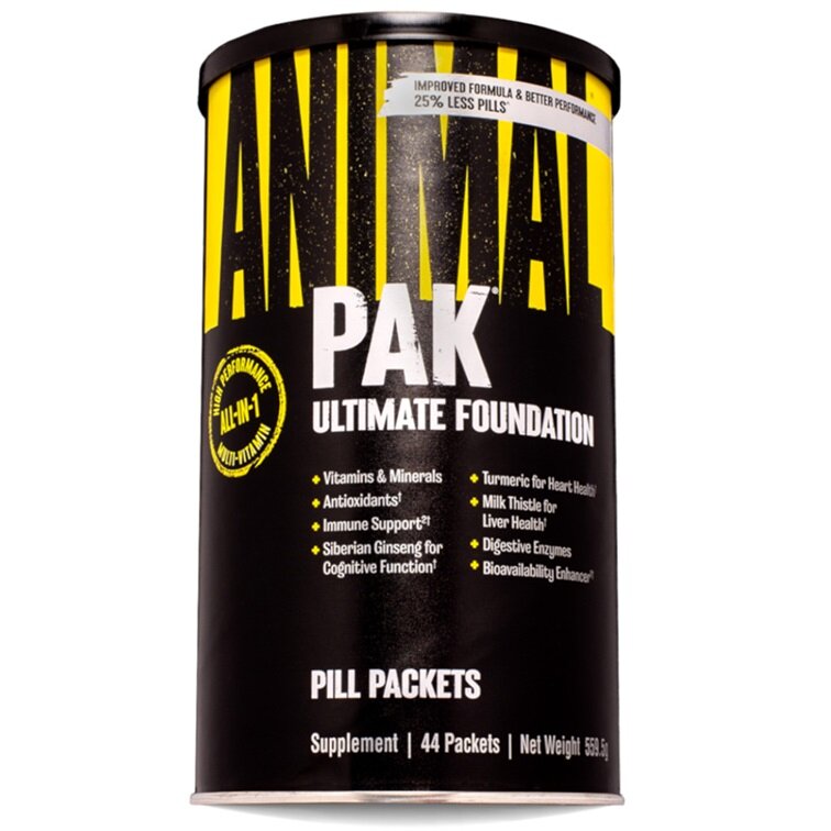 Animal Pak Packs Pakiet Treningowy 44 Sztuki