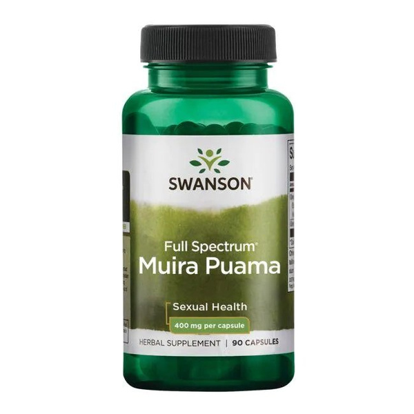 Swanson Full Spectrum Muira Puama 400mg 90 Kapsułek