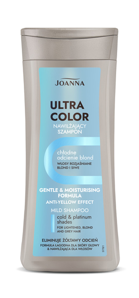Joanna System Ultra Szampon do Blond Włosów Eliminuje Żółtawy Kolor 400ml