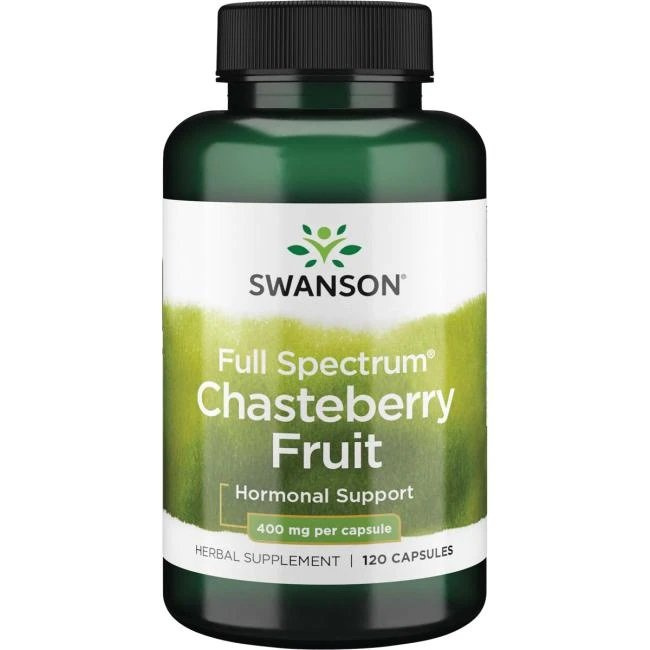 Swanson Full Spectrum Chasteberry Fruit 400mg 120 Kapsułek